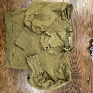 Ulla Johnson olive green sweatshirt